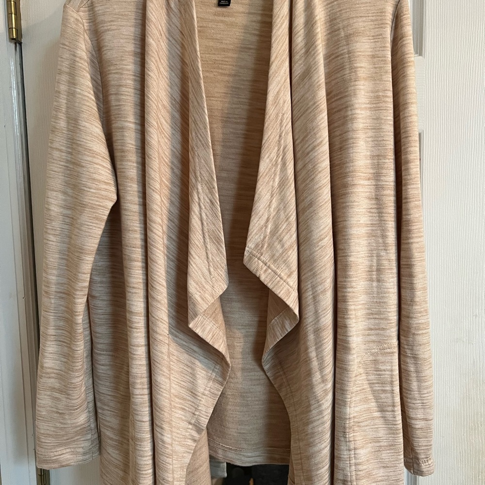 Drape Front Topper Jacket